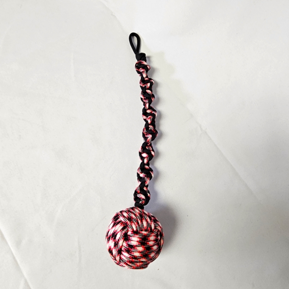 Handmade 550 Paracord Monkey Fist Lanyard‎ Pink Camo